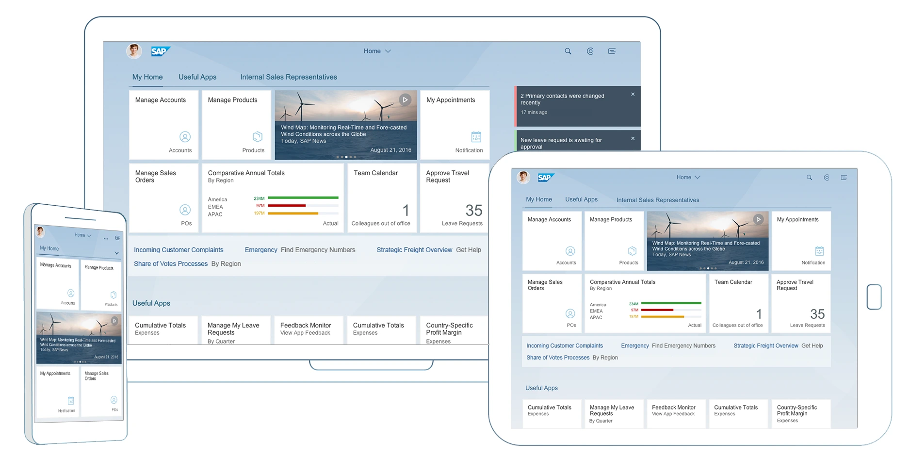 SAP Fiori style UI